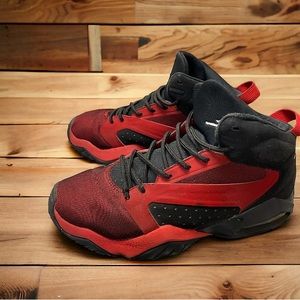 Nike Mens 8.5 Air Jordan Lift Off Basketball Shoes Red Black AR4430-002 Mid Top